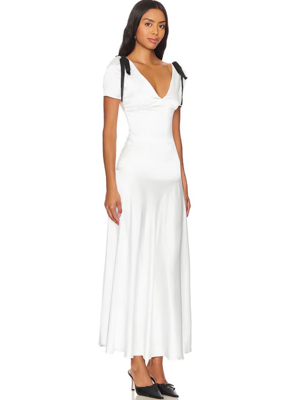 LIONESS Du Cap Maxi Dress in Porcelain - Picture 2 of 6